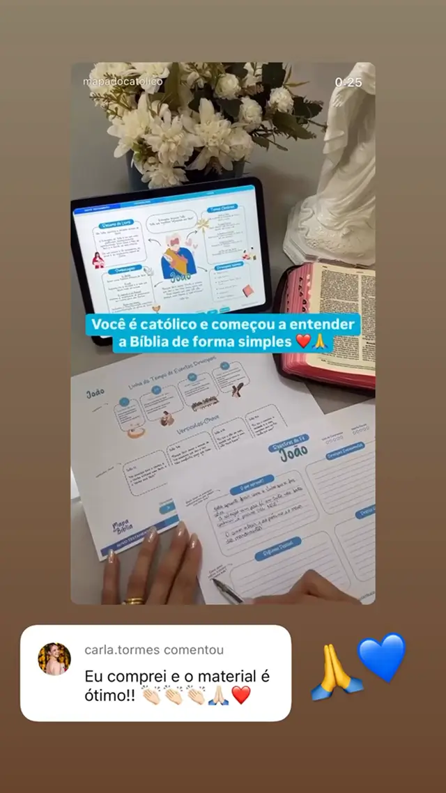 Depoimento de @carla.tormes - Eu comprei e o material e otimo